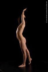 Nude Woman Multiracial Standing poses - ALL Slim medium black Standing poses - simple Standard Photoshoot Pinup